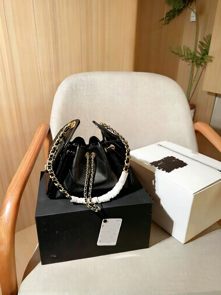 Leather hobo bag