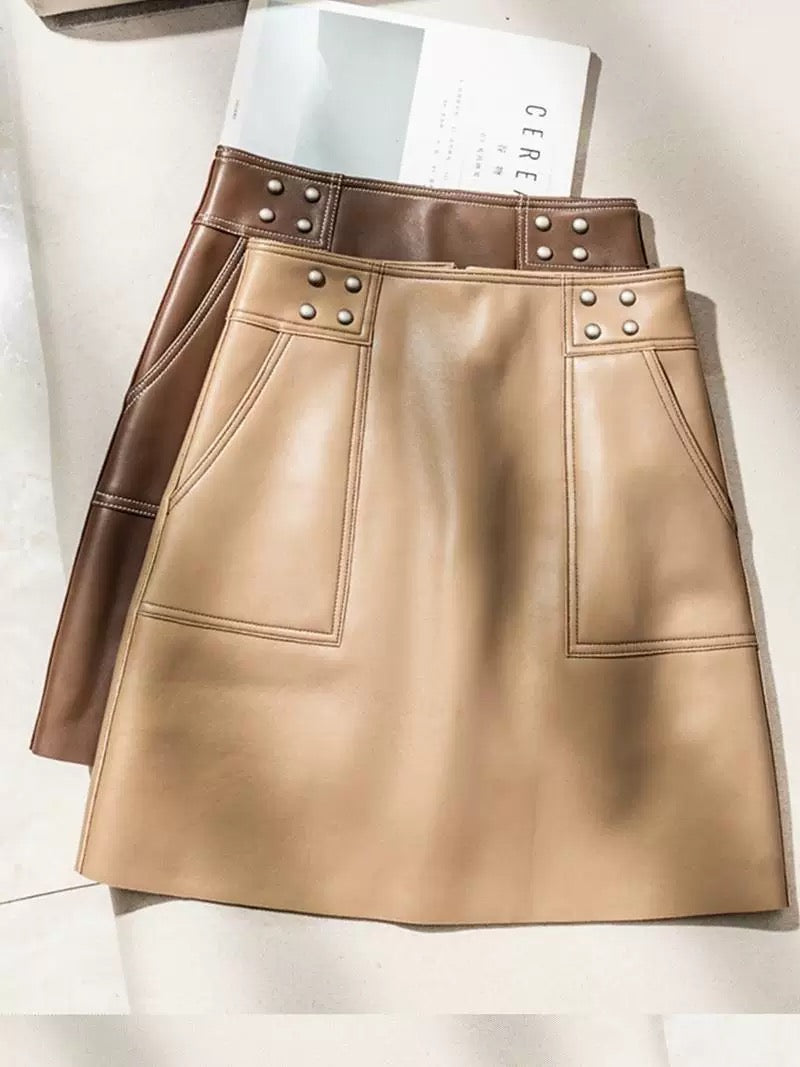 $89.99 lambskin skirt