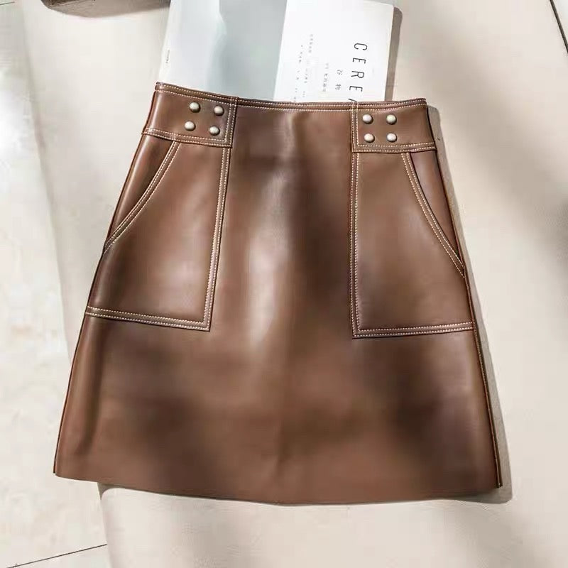 $89.99 lambskin skirt