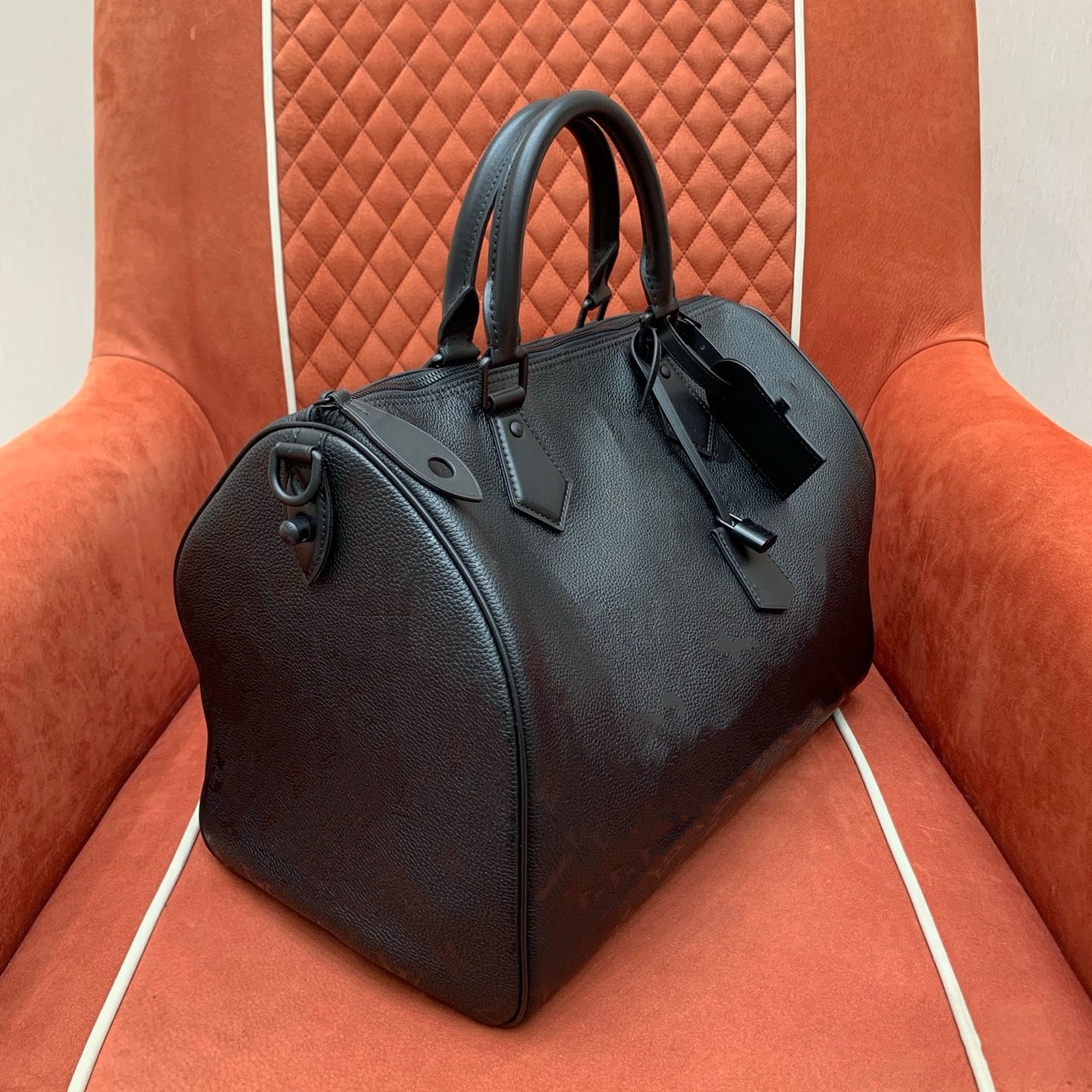 Master quality leather boston bag