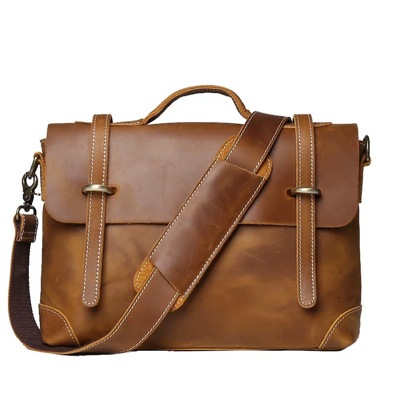Leather briefcase